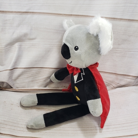 Halloween Vampire Koala Bear Rattle Plush Stuffed Toy Spark Create Imagine 16 In - Picture 6 of 11